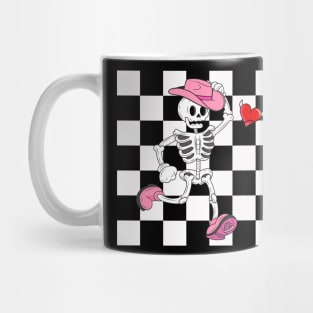 Western Cowboy Valentines Day Spooky Vibes Funny Halloween Mug